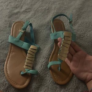 Forever Sandals Teal